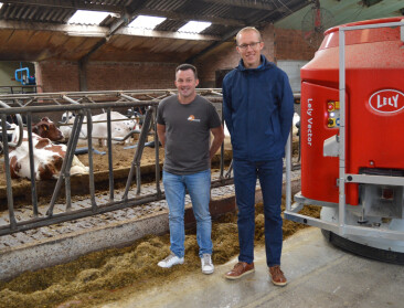 Ingenieur en boerenzoon Maarten Perneel introduceert AI in de melkveestal