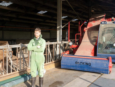 Jonge melkveehouder beproeft zijn geluk in Frankrijk